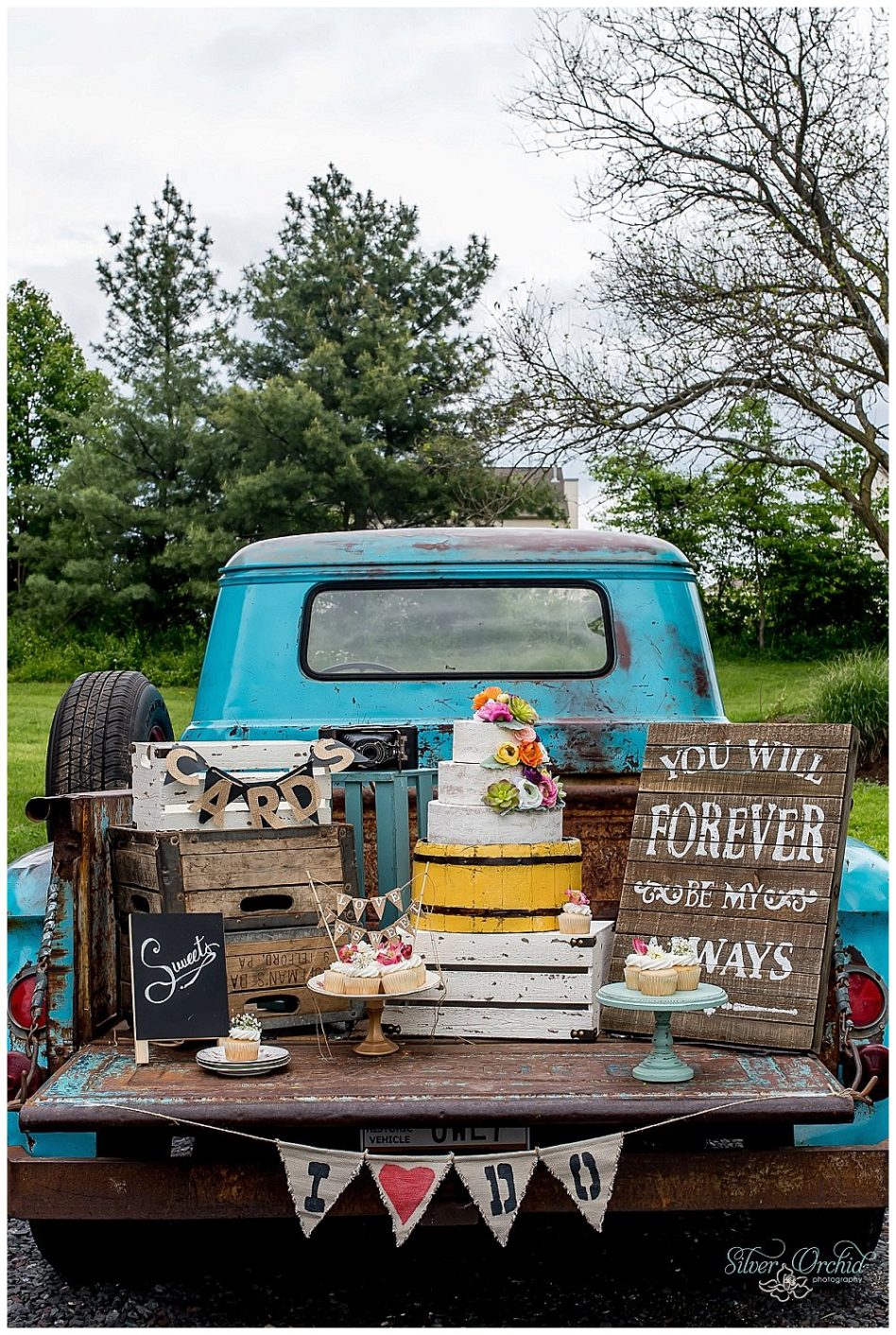  little blue truck, silver orchid photography, apache, vintage rental, vintage, rental