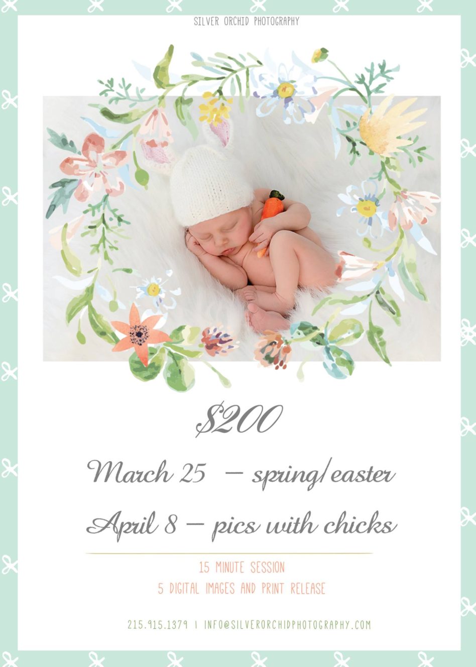 Silver Orchid Photography, Easter, Spring Sessions
