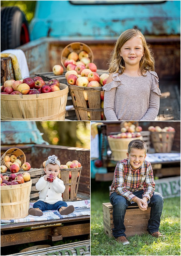 Silver Orchid Photography, Family Photography, Family Sessions, Fall Sessions, Family Portraits, Perkiomenville, PA, Apple Harvest, Little Blue Truck, Outdoor