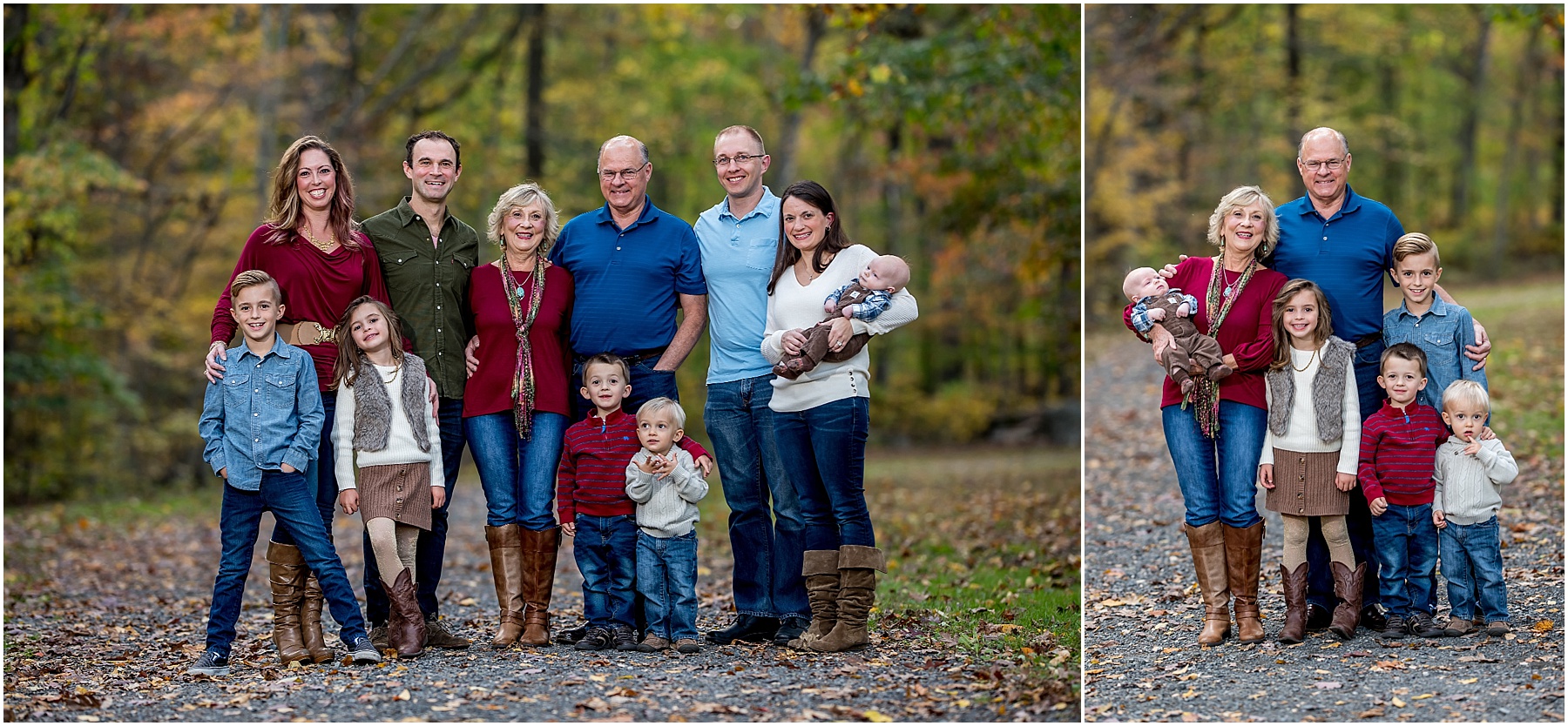 Silver Orchid Photography, Family Photography, Family Session, Outdoor Session, Extended Family Session, Green Lane Park, Green Lane, PA, Fall Sessions