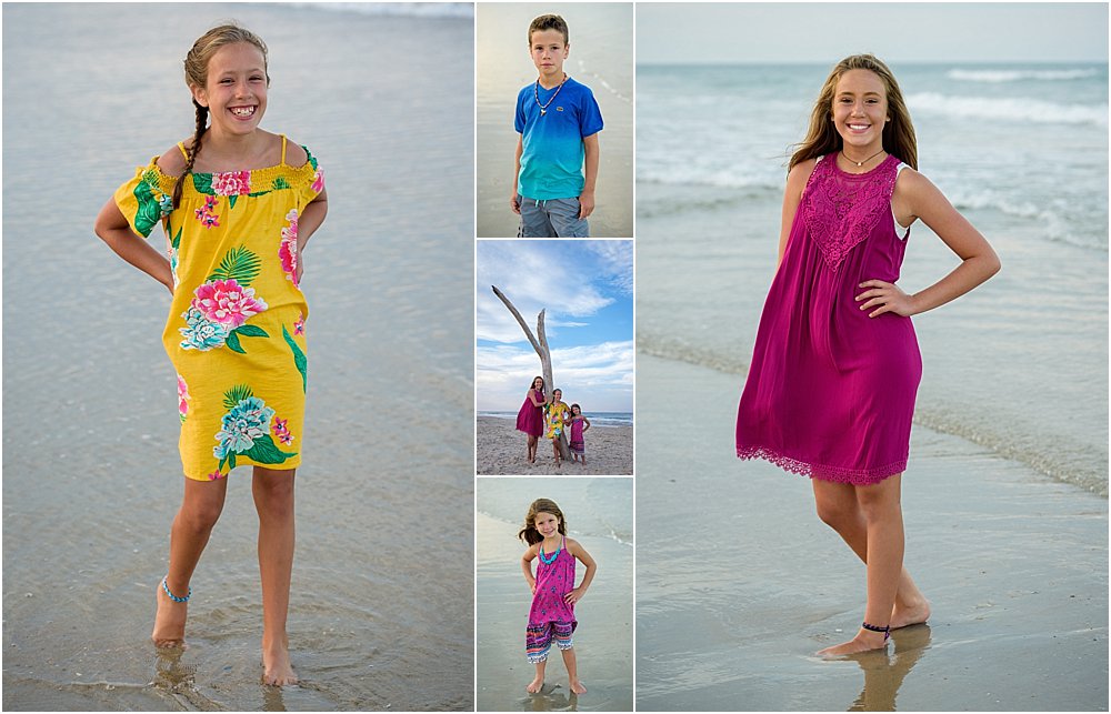 Silver Orchid Photography, OBX, Outer Banks, NC, Summer sessions, Beach sessions, Outdoor sessions, Family sessions, Family Photography, Color coordinating, Family Vacation, Daniel Pullen