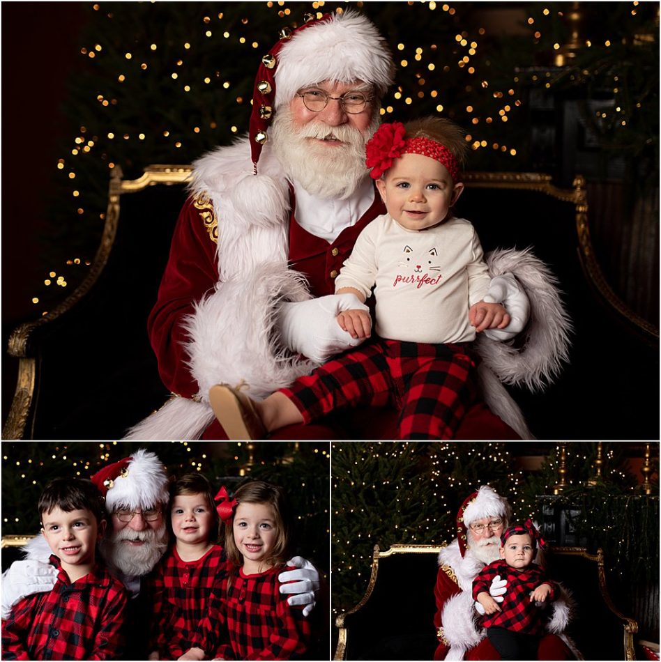 Silver Orchid Photography, Silver Orchid Photography Portraits, Cool Yule, Cool Yule Days, Cool Yule 2018, Skippack Village, Skippack, PA, Montgomery County, Santa, Christmas, Holiday, Winter Fashion, Buffalo Plaid, PJs, Pajamas, Outerwear, Classic Looks, Siblings, Little Blue Truck