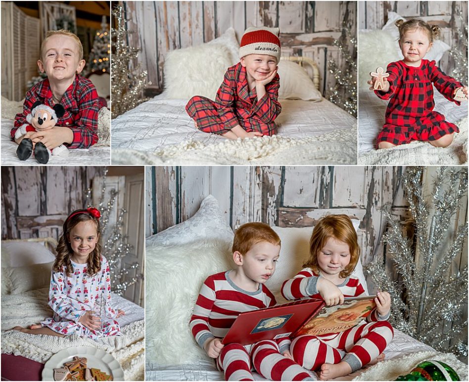 Silver Orchid Photography, Silver Orchid Photography Portraits, Cool Yule, Cool Yule Days, Cool Yule 2018, Skippack Village, Skippack, PA, Montgomery County, Santa, Christmas, Holiday, Winter Fashion, Buffalo Plaid, PJs, Pajamas, Outerwear, Classic Looks, Siblings, Little Blue Truck