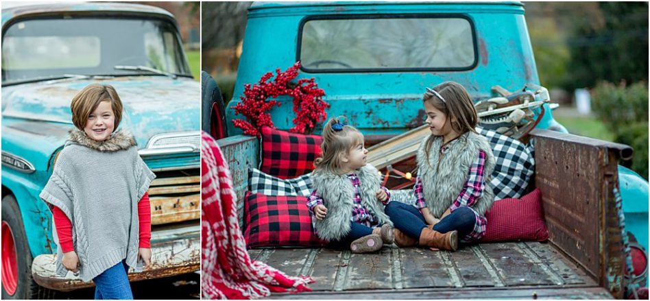 Silver Orchid Photography, Silver Orchid Photography Portraits, Cool Yule, Cool Yule Days, Cool Yule 2018, Skippack Village, Skippack, PA, Montgomery County, Santa, Christmas, Holiday, Winter Fashion, Buffalo Plaid, PJs, Pajamas, Outerwear, Classic Looks, Siblings, Little Blue Truck