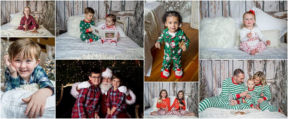 Silver Orchid Photography, Silver Orchid Photography Portraits, Cool Yule, Cool Yule Days, Cool Yule 2018, Skippack Village, Skippack, PA, Montgomery County, Santa, Christmas, Holiday, Winter Fashion, Buffalo Plaid, PJs, Pajamas, Outerwear, Classic Looks, Siblings, Little Blue Truck