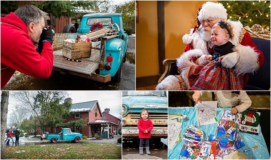 Silver Orchid Photography, Silver Orchid Photography Portraits, Cool Yule, Cool Yule Days, Cool Yule 2018, Skippack Village, Skippack, PA, Montgomery County, Santa, Christmas, Holiday, Siblings, Little Blue Truck, Behind the Scenes, Winter