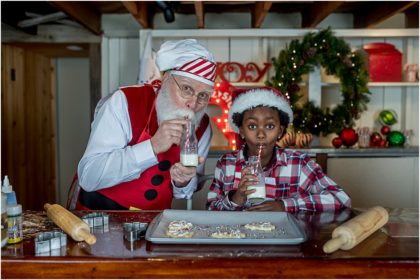 Silver Orchid Photography, Silver Orchid Photography Portraits, Schwenksville, Montgomery County, PA, Christmas Portraits, Cookies With Santa, Pictures With Santa, Baking With Santa, Holiday Pictures, Christmas Pictures