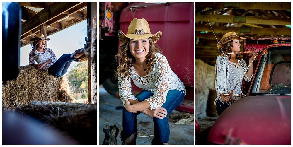 unique senior picture ideas for country girls
