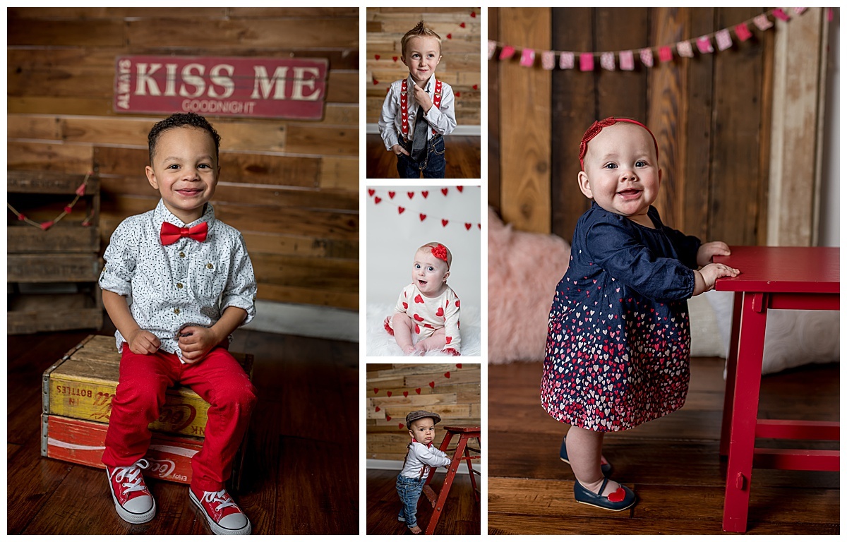 Valentine outfit, bowties, rufles